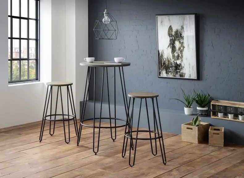 High stool and table