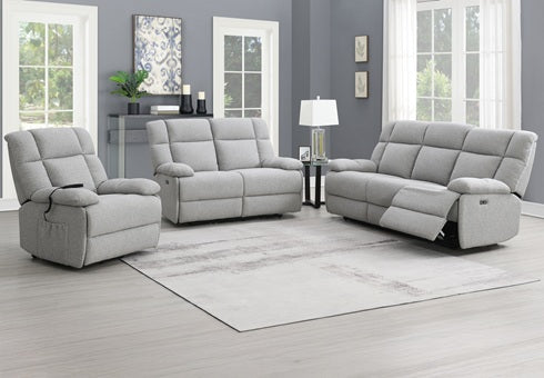 Halton Grey Powered Sofas