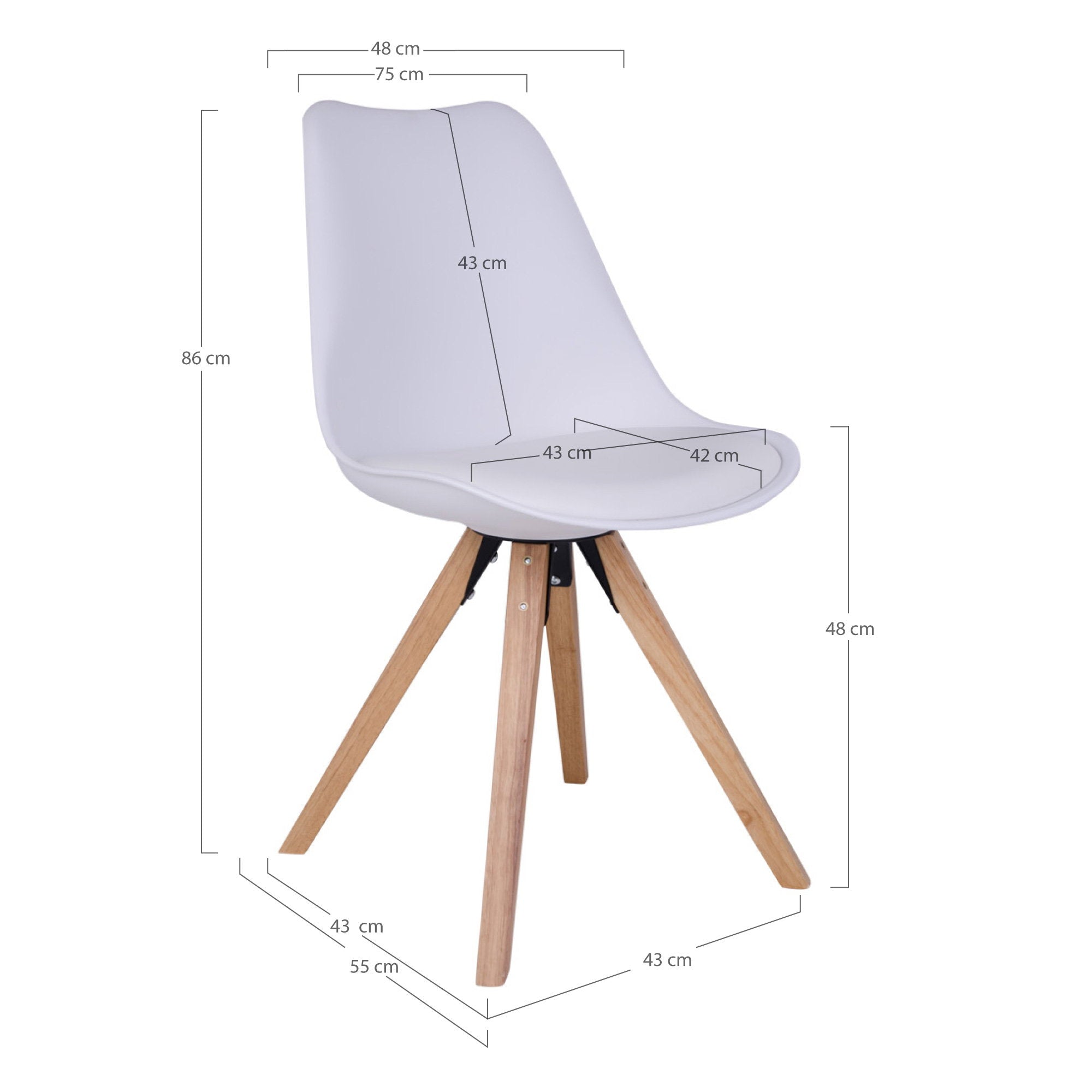 Set of 2 Bergen Dining Chairs