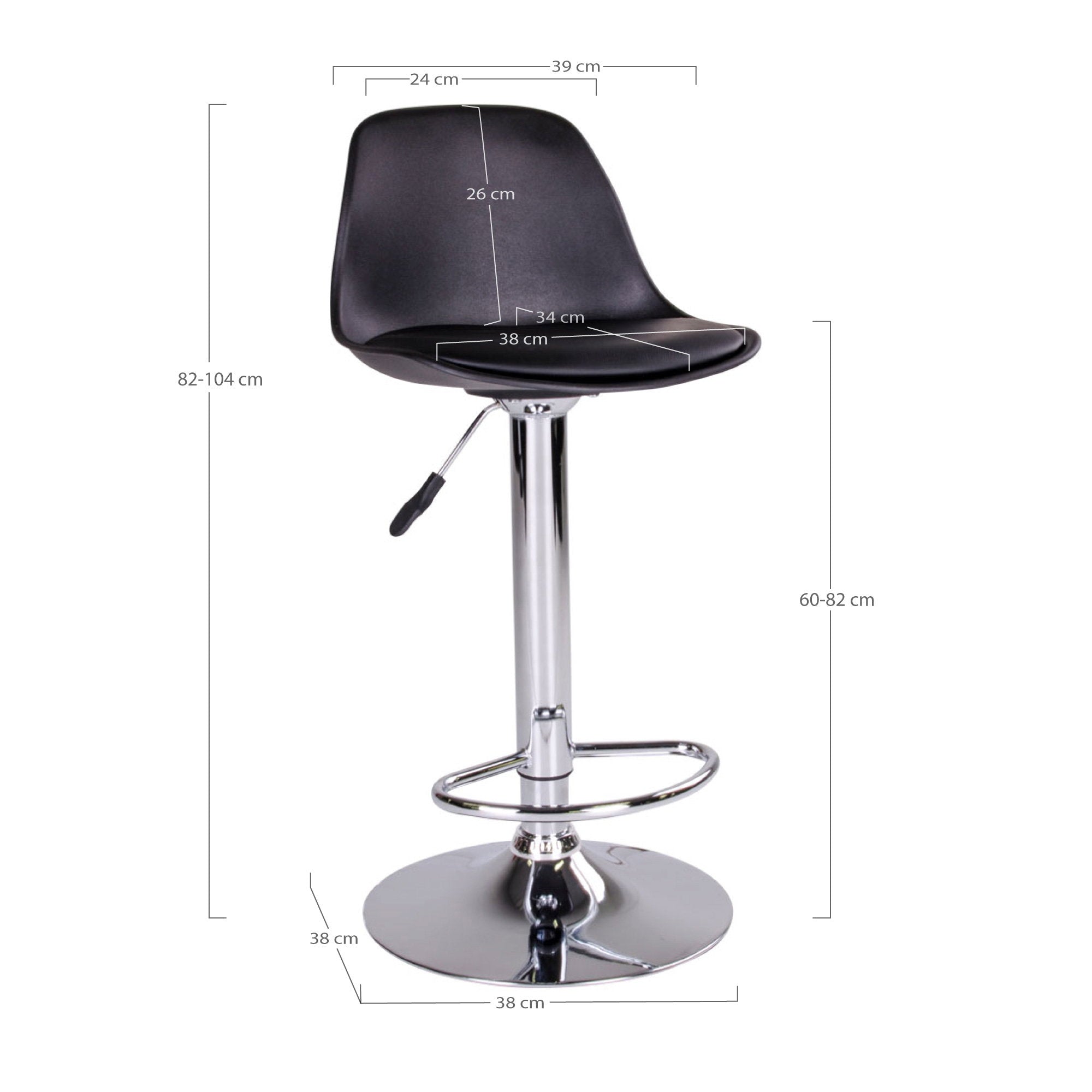 Set of 2 Trondheim Bar Chairs