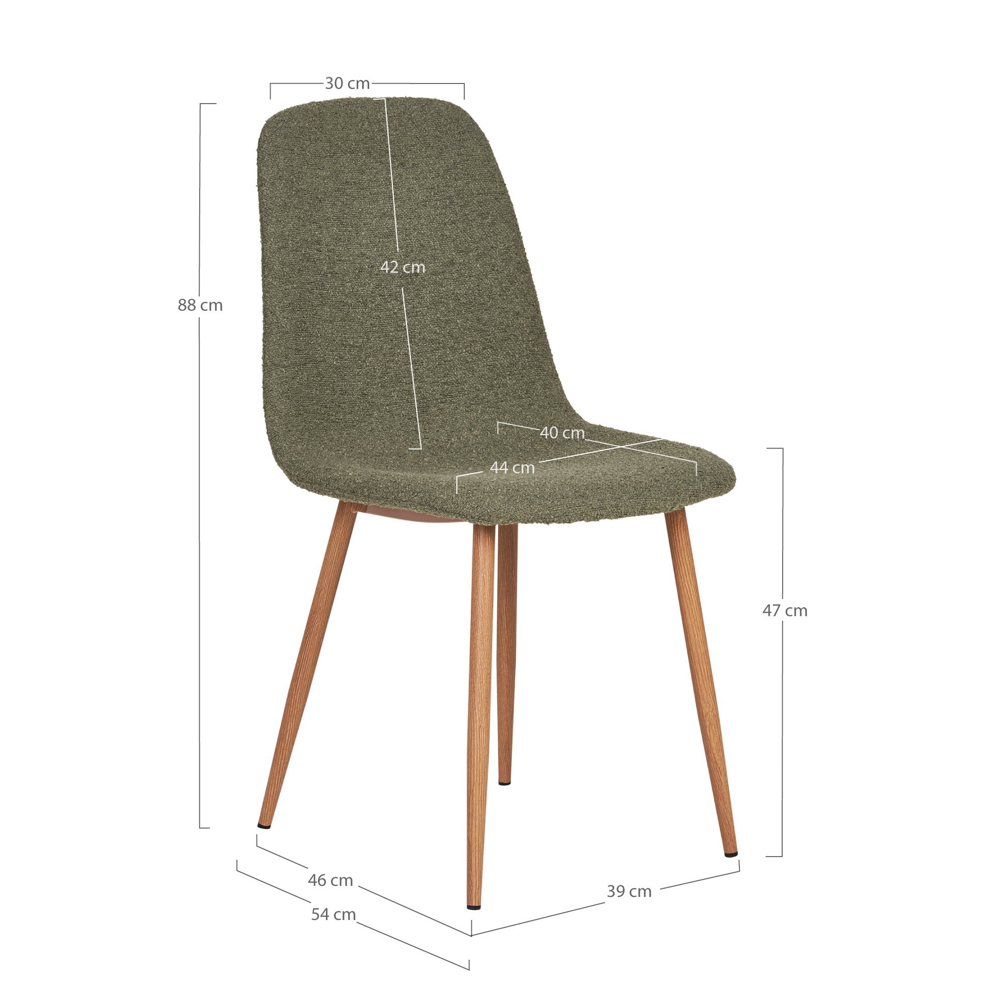 Set of 2 Stockholm Dining Chairs