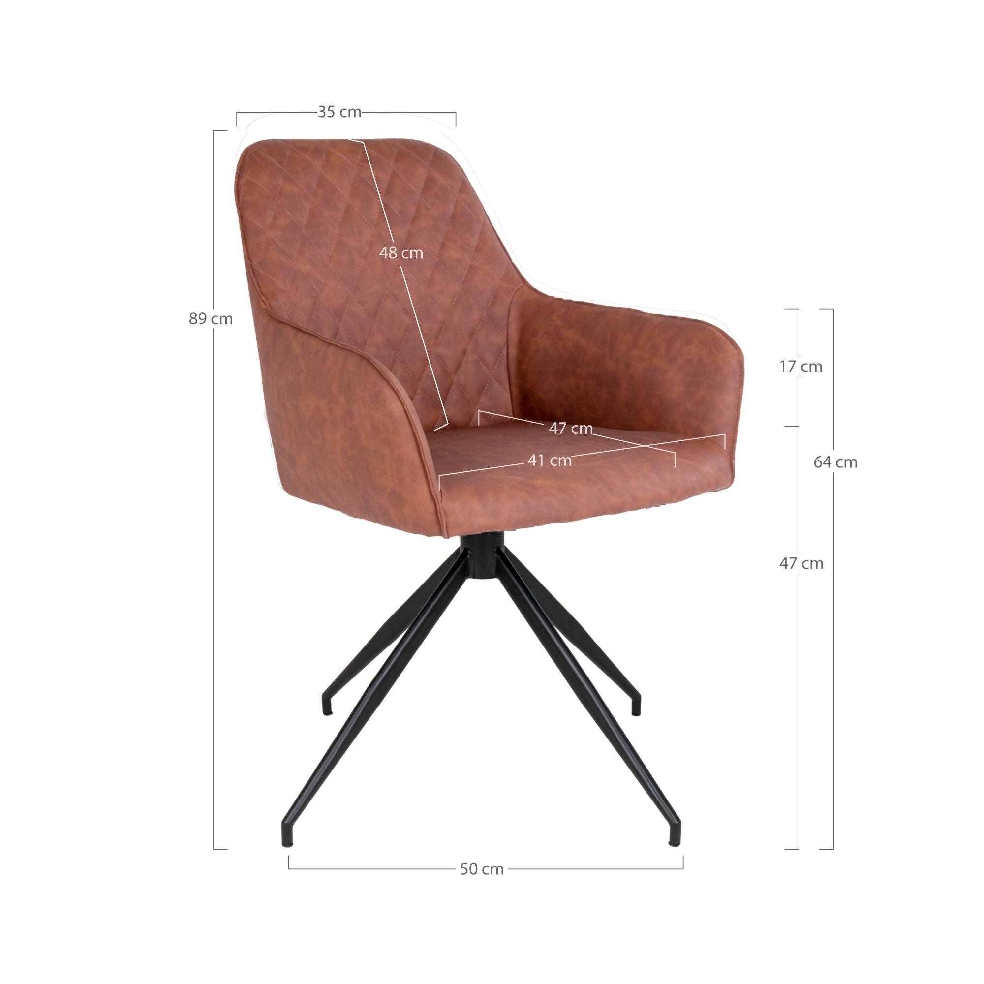 Harbo Dining Chair with swivel Option 1