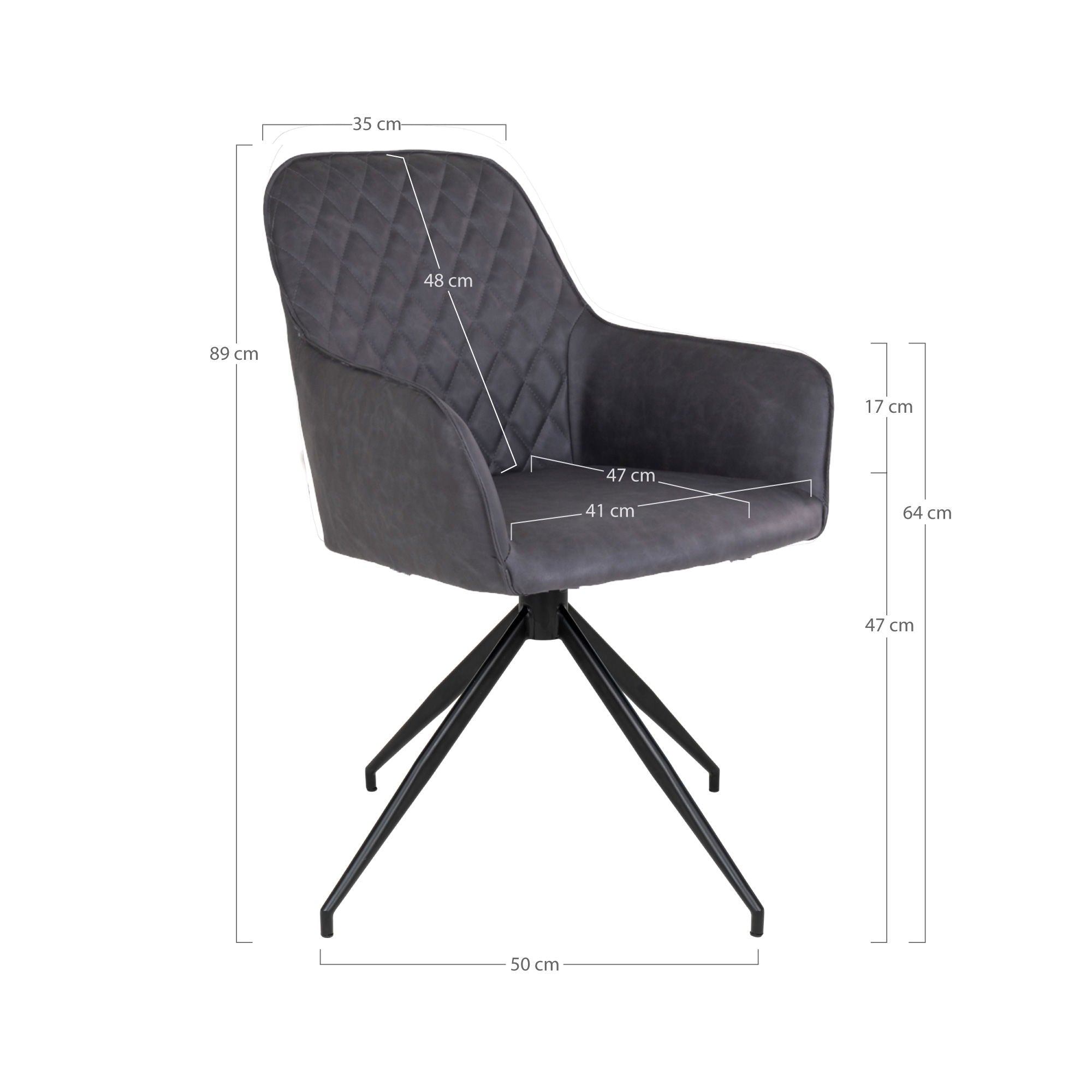 Harbo Dining Chair with swivel Option 2