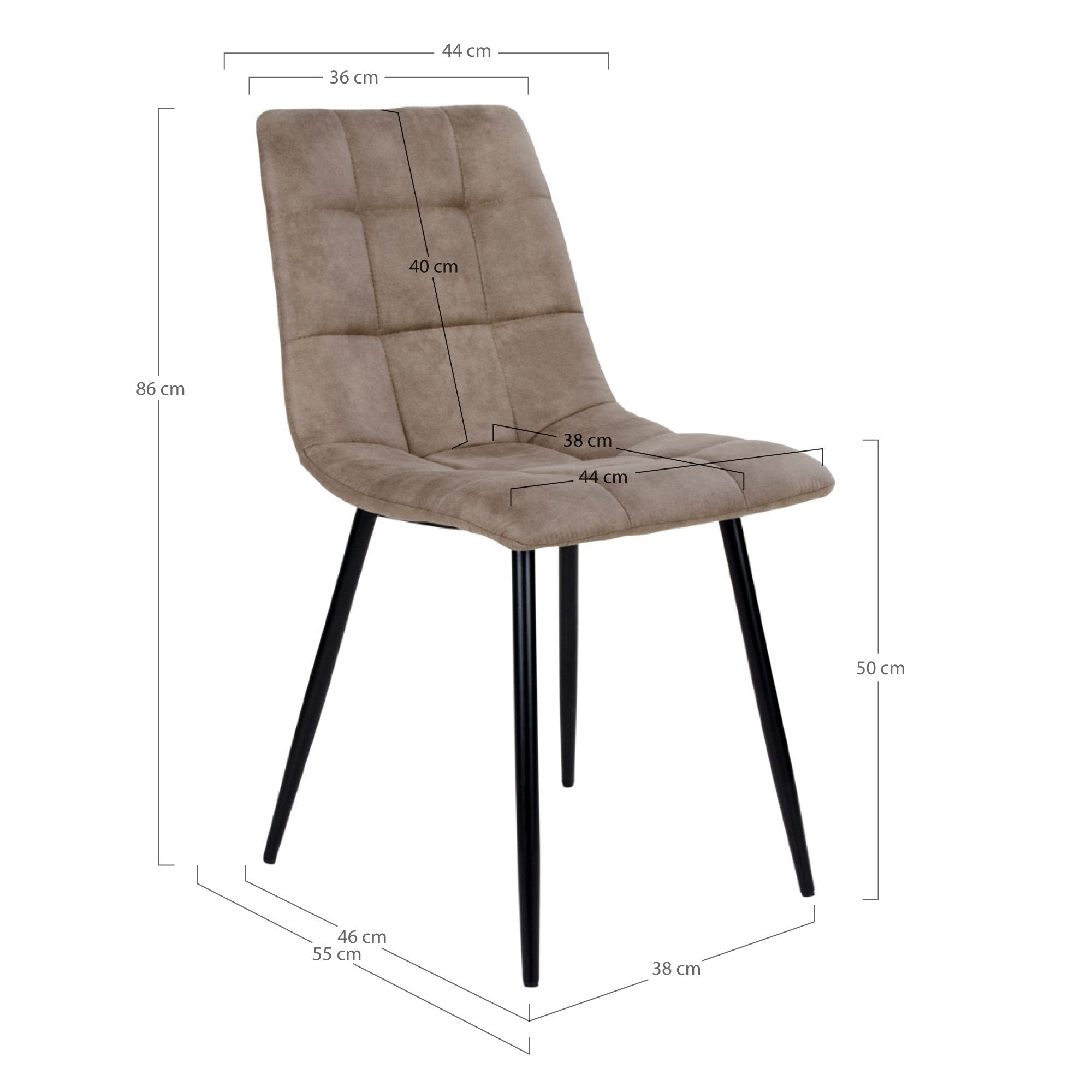 Set of 2 Middelfart Dining Chairs