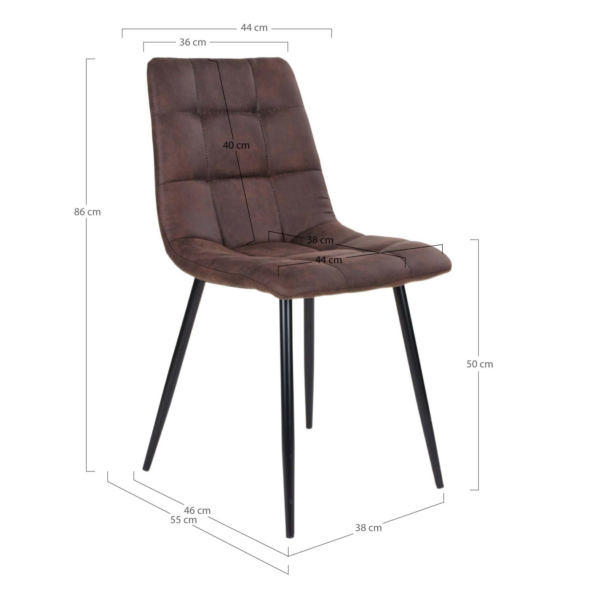 Set of 2 Middelfart Dining Chairs