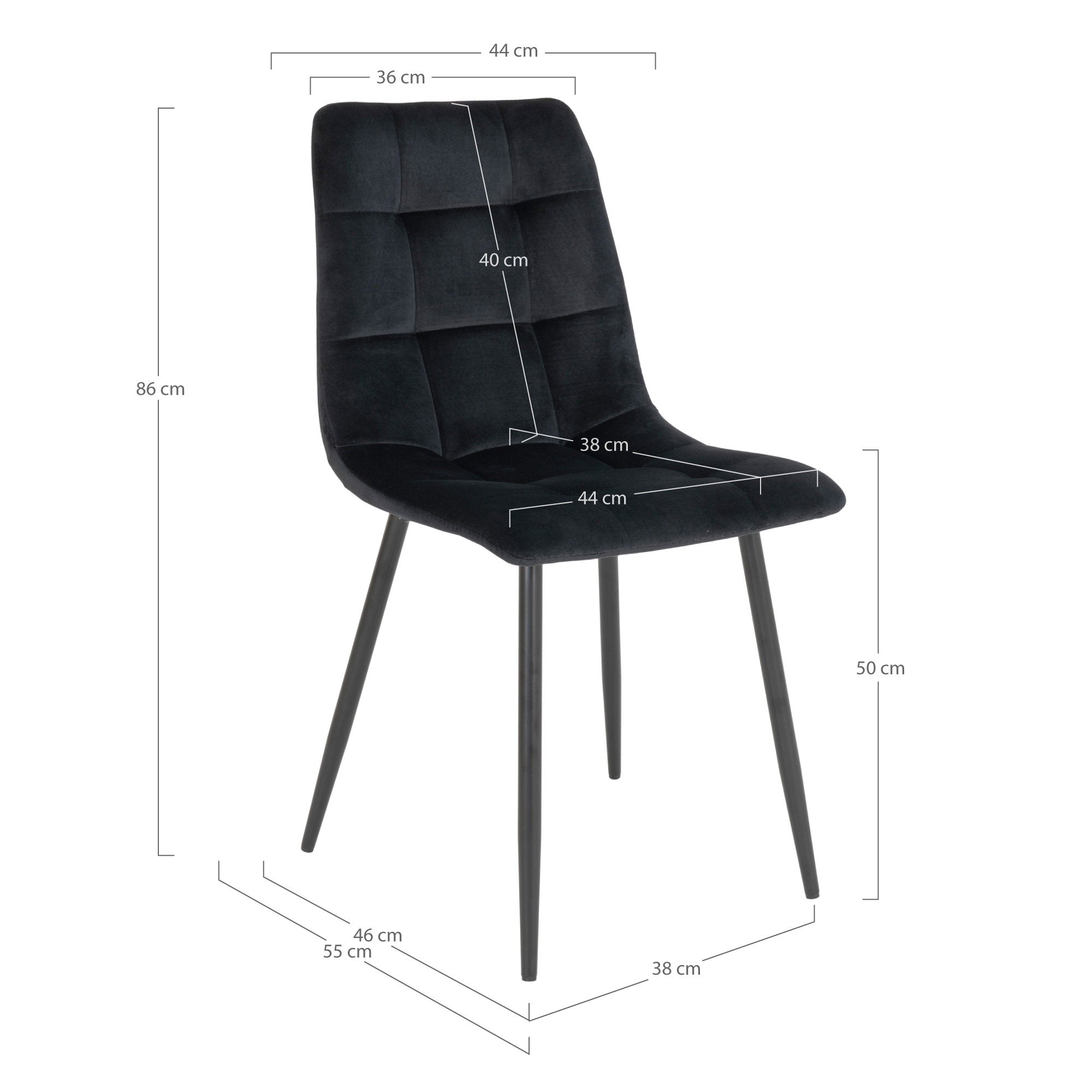 Set of 2 Middelfart Dining Chairs