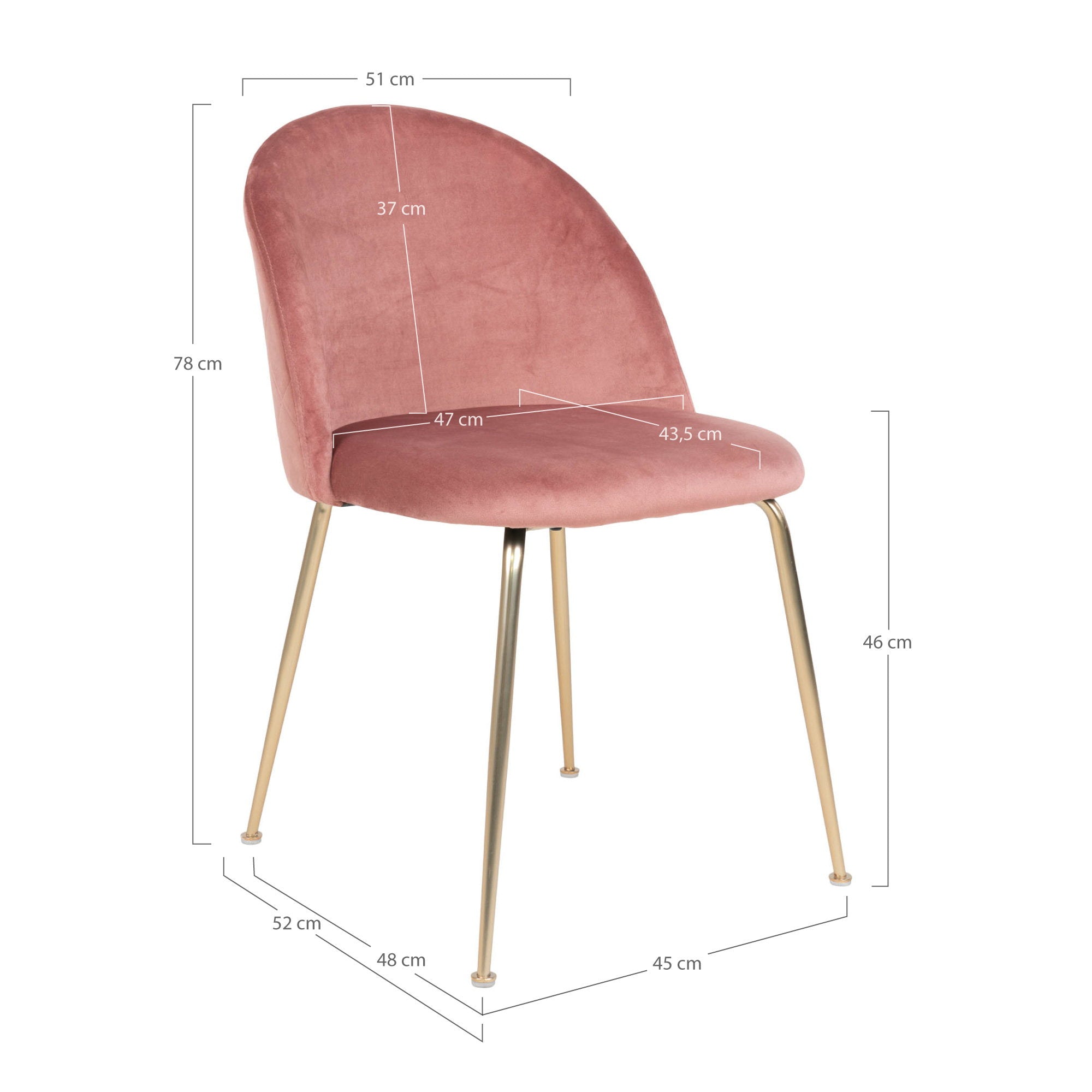 Set of 2 Geneve Dining Chairs