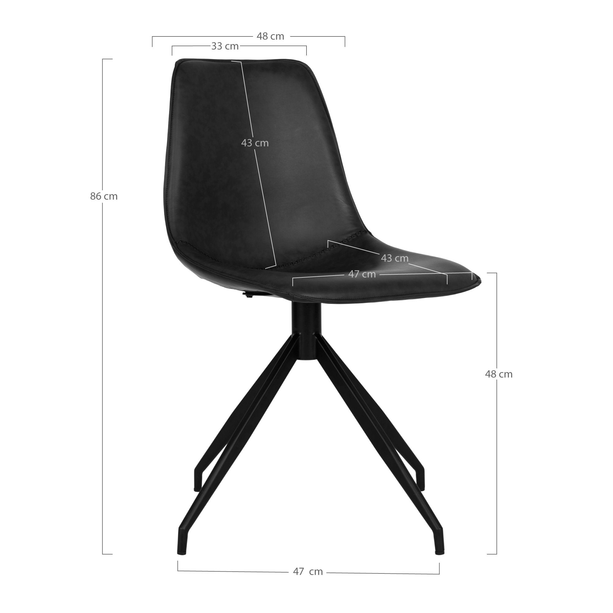 Set of 2 Monaco Dining Chairs