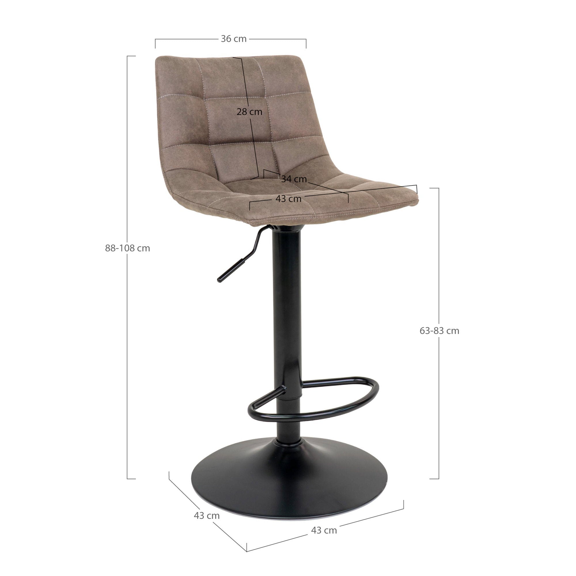 Set of 2 Middelfart Bar Chairs