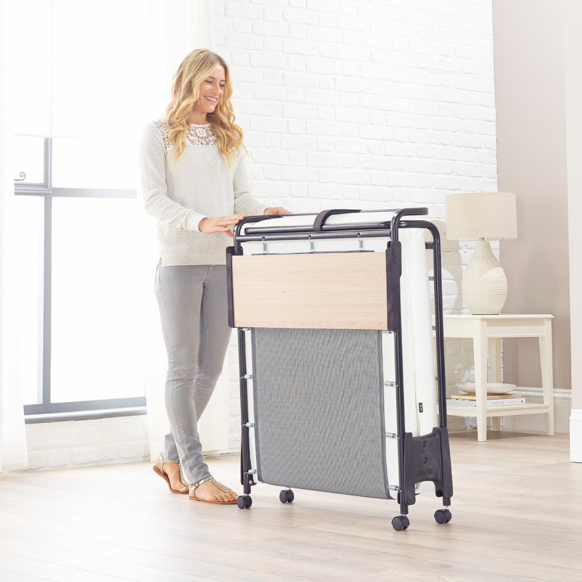 Jay-Be Revolution Folding Bed with Memory e-Fibre Mattress - 2ft6