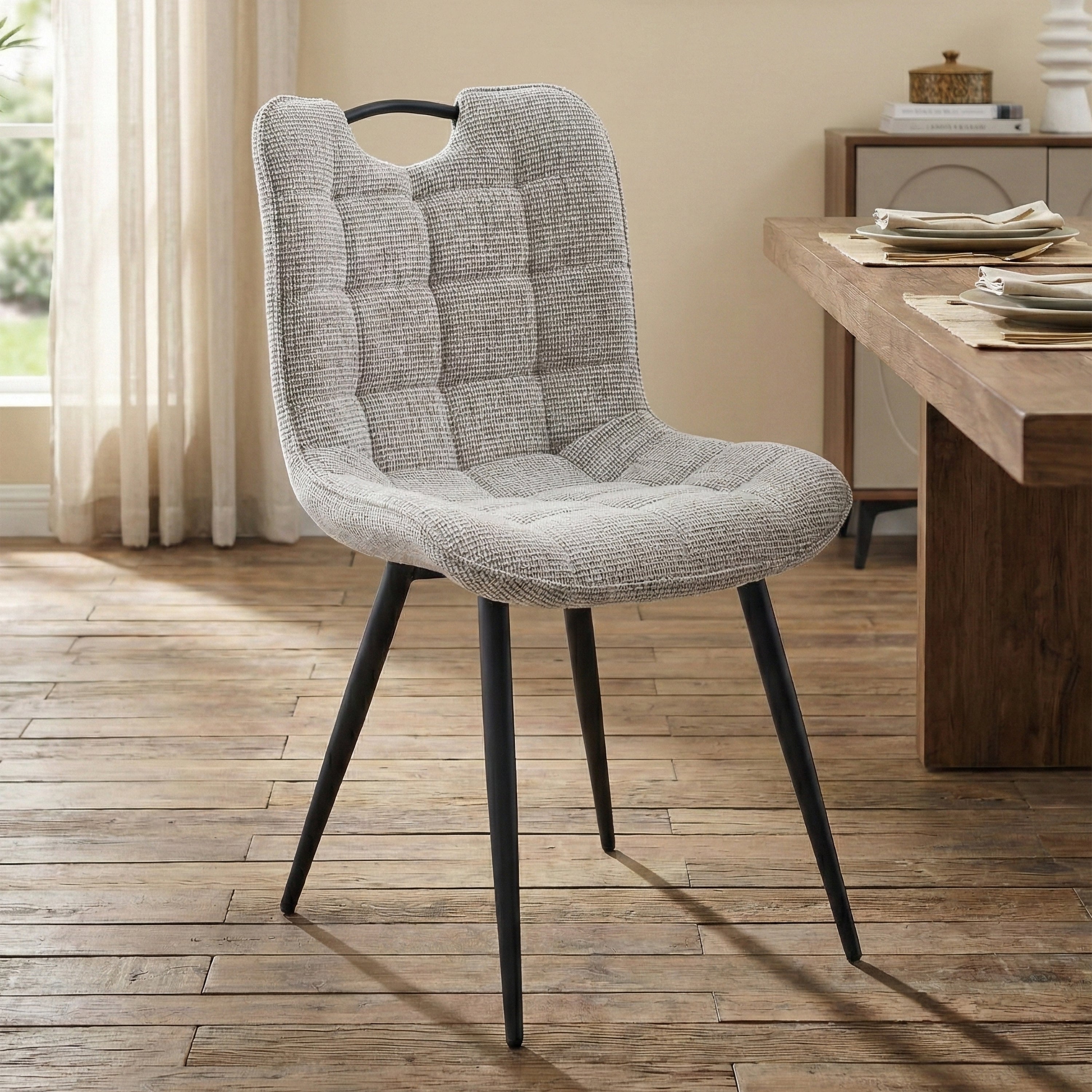 Set of 2 Symphony Dining Chair Biscuit