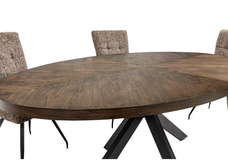 Samara Dark Wood Dining Table