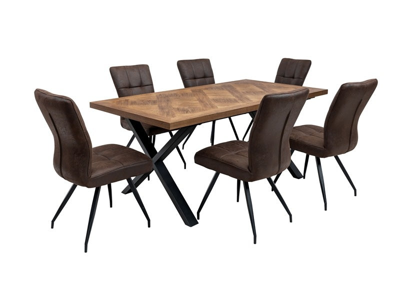 Eden Dining Table W/Sabina Chairs/Bench