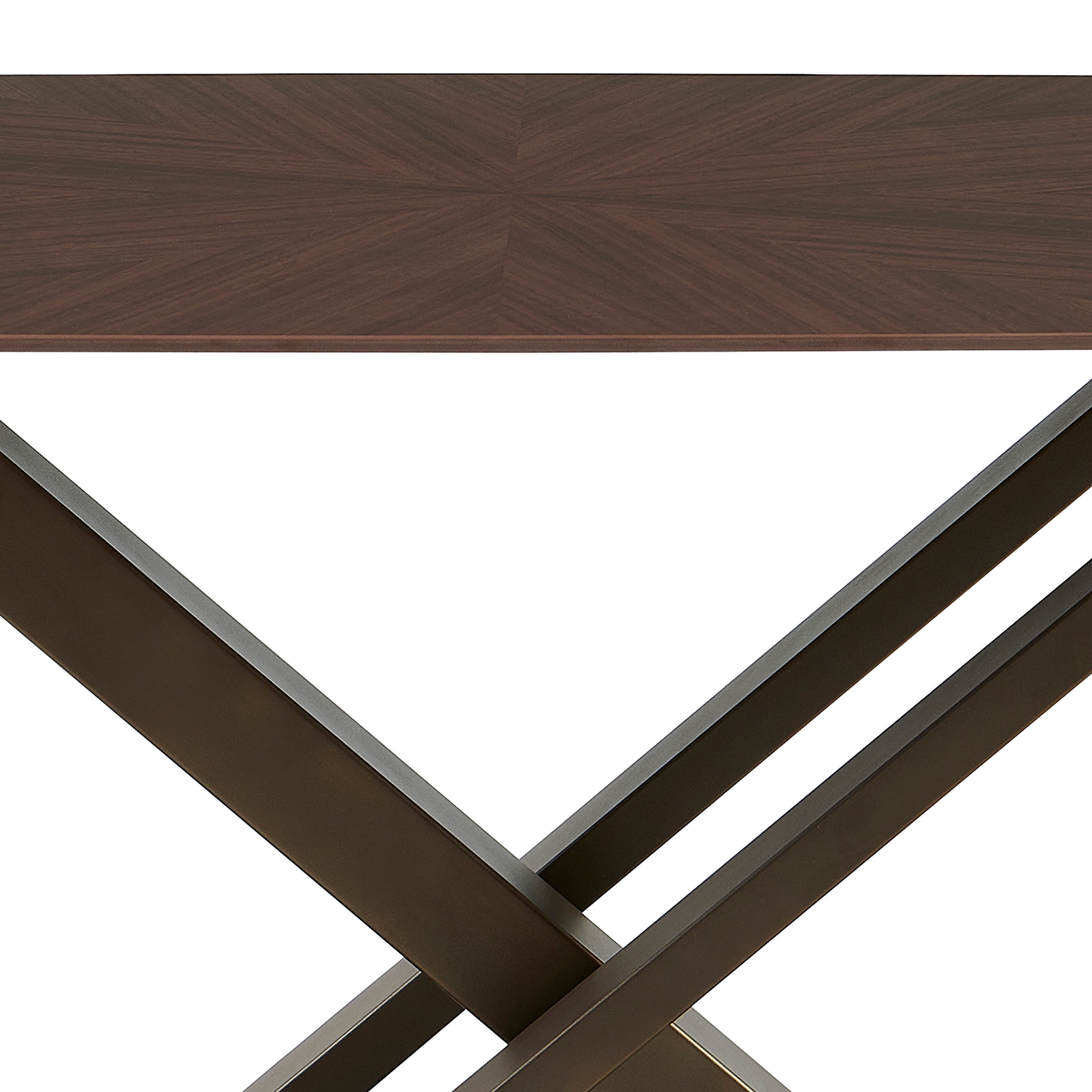 Solara Walnut 180cm Sintered Stone Dining Table