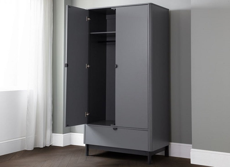 Chloe Dark Grey Wardrobe Room