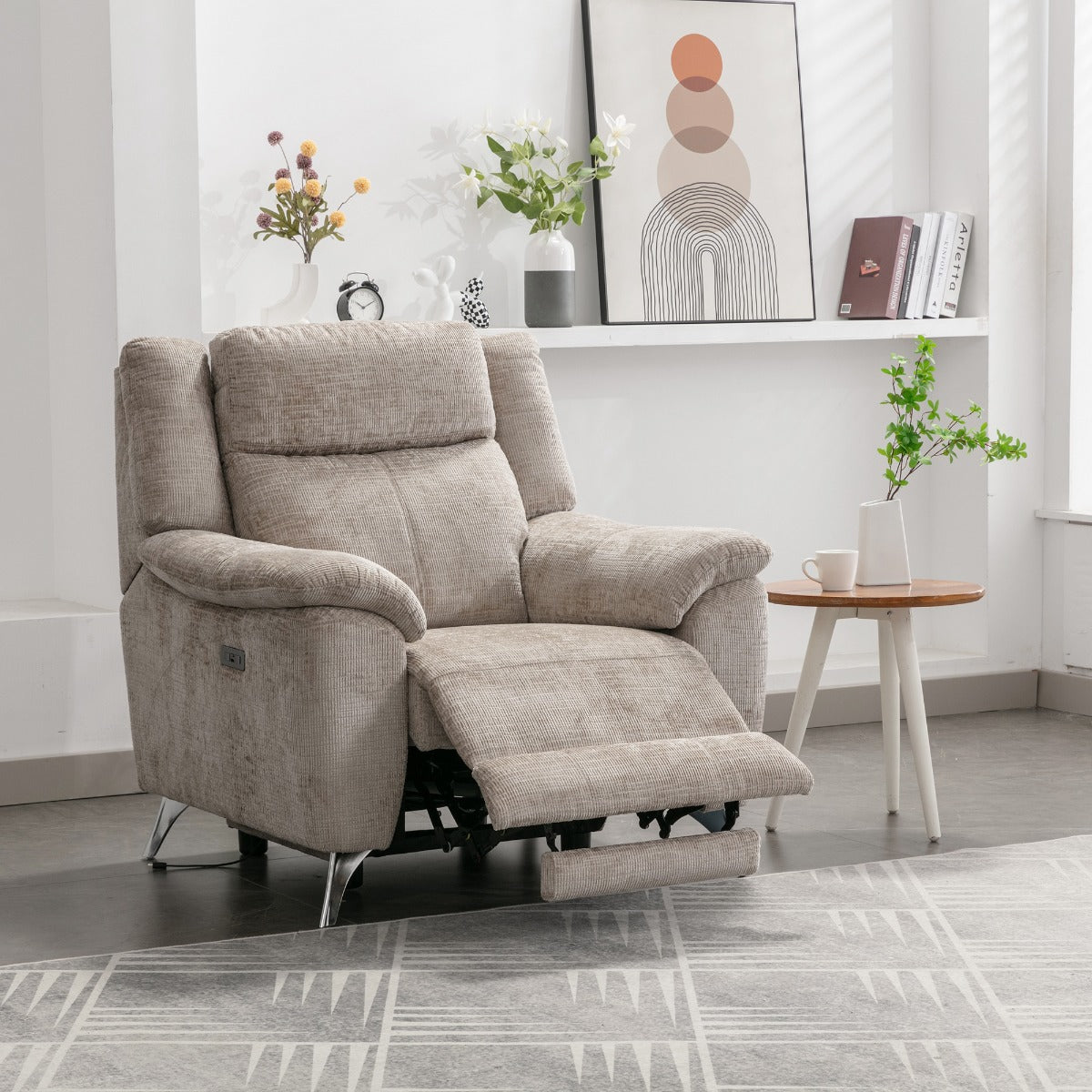 Monroe Electric Chair Beige