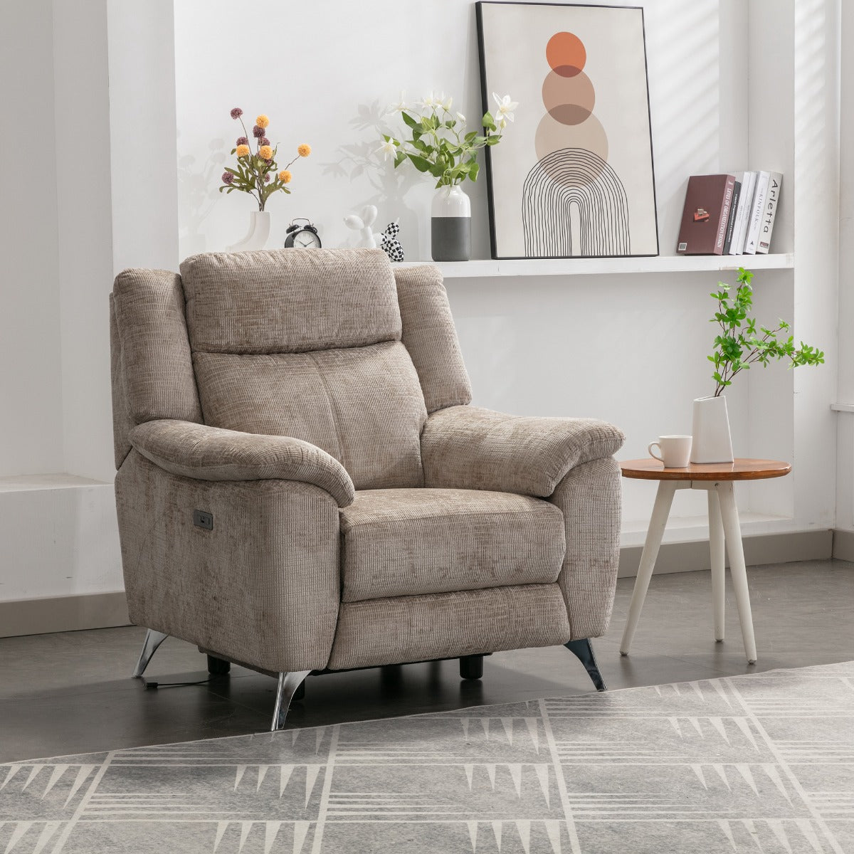 Monroe Electric Chair Beige