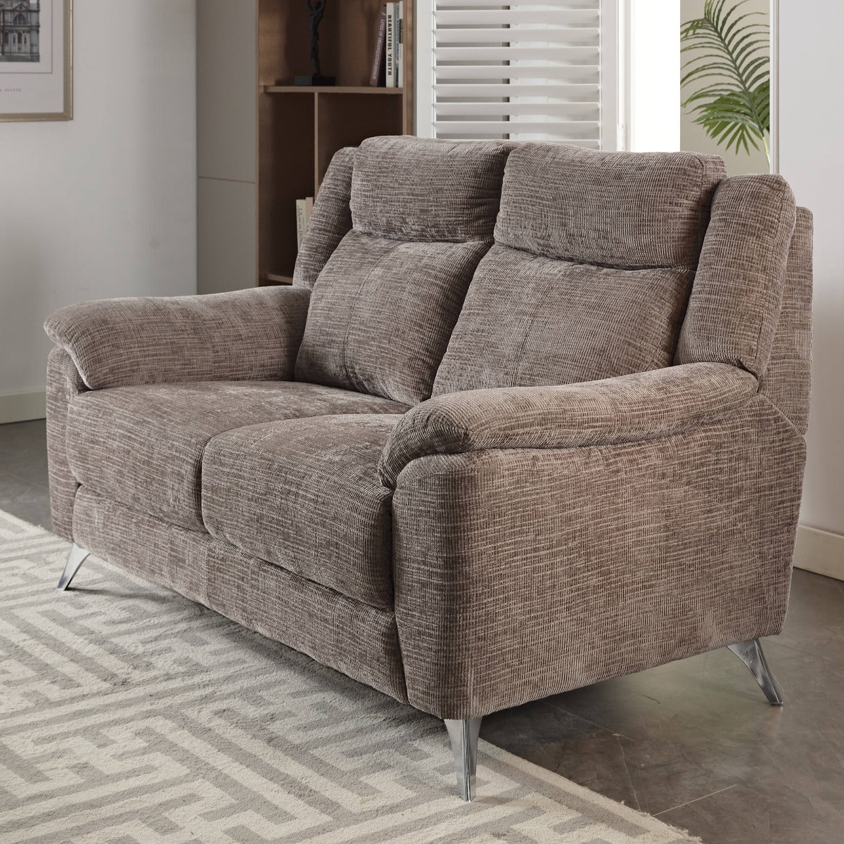 Monroe Fixed 2 Seater Stone