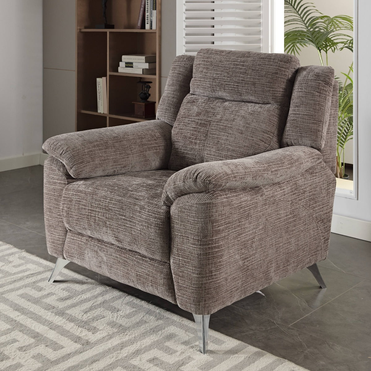 Monroe Fixed Chair Stone