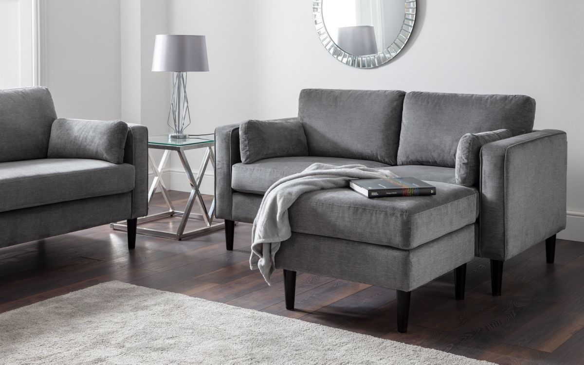 Hayward 2 Seater Sofa - Grey Chenille | Stylish Comfort for Any Space