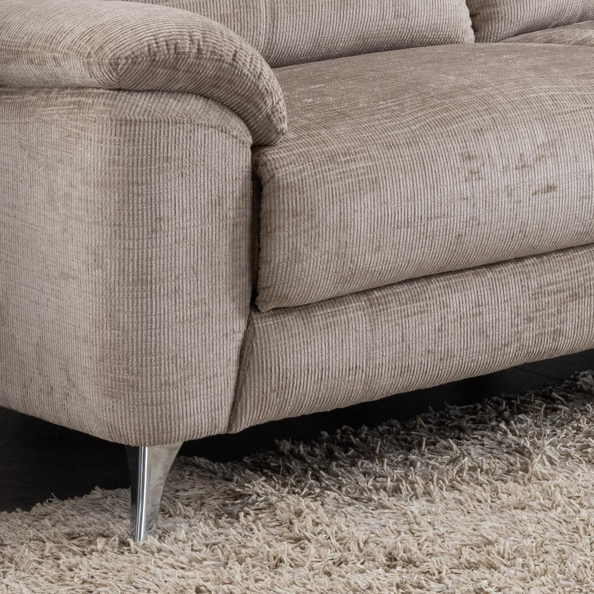 Monroe Fixed 3 Seater Fossil