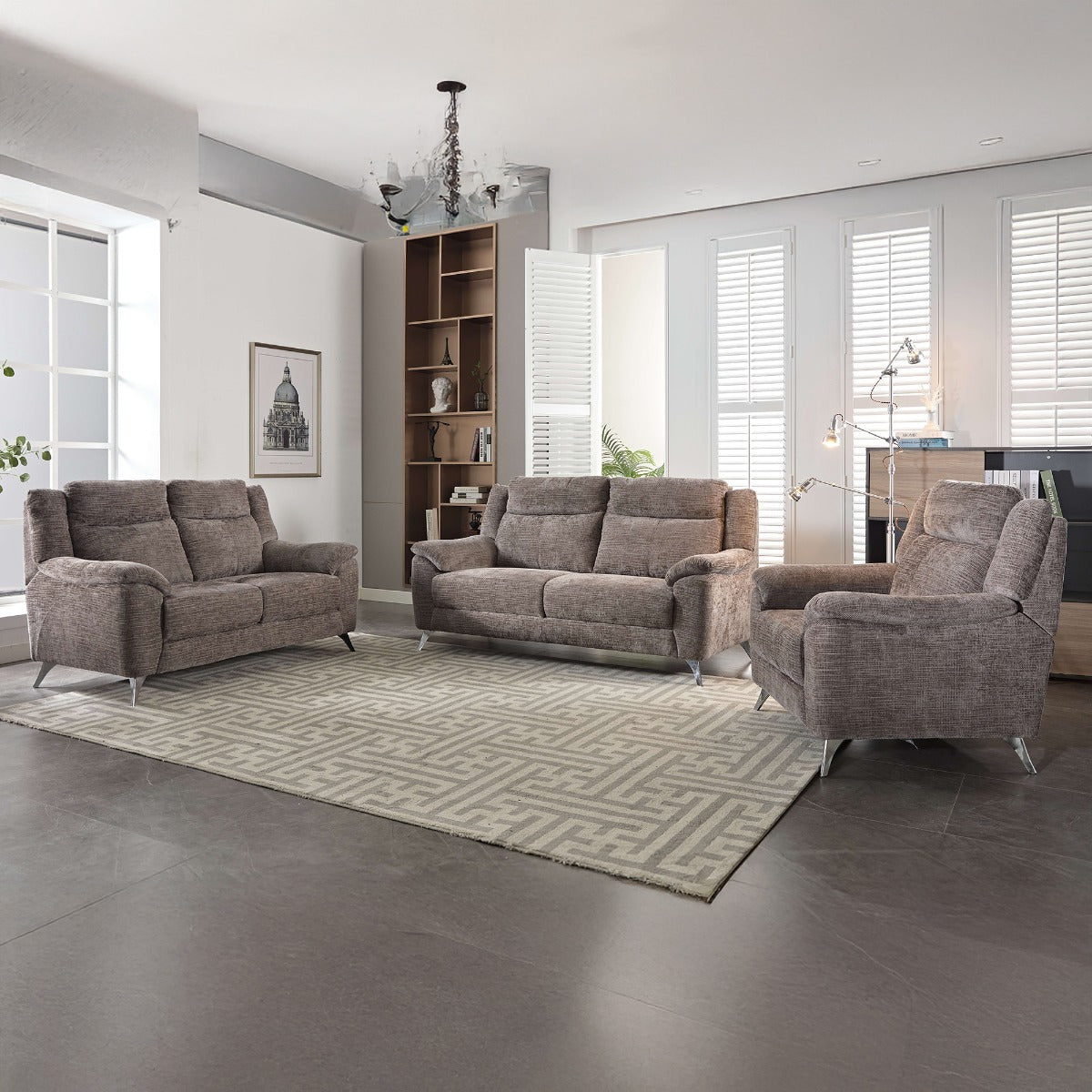 Monroe Fixed 3+2 Stone