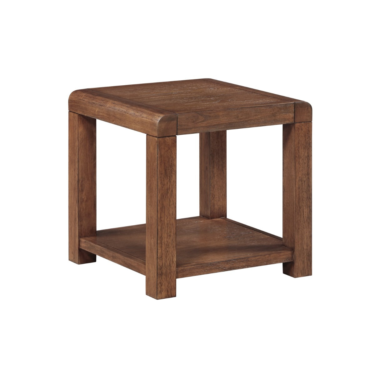 Oakridge Dark Oak End Table With Shelf