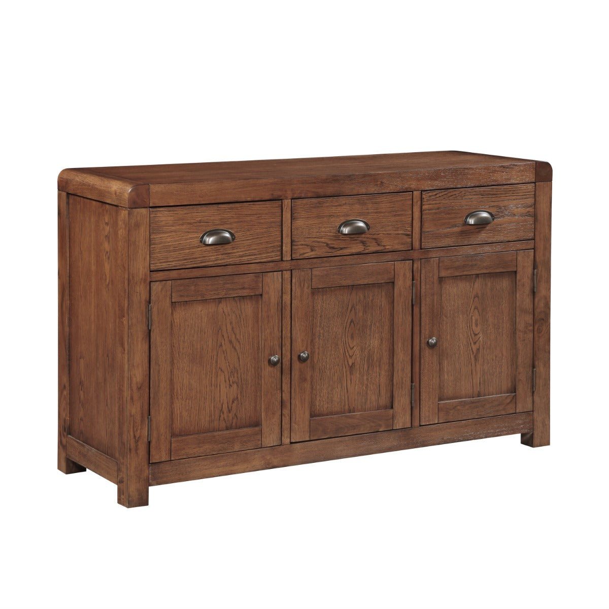 Oakridge Dark Oak 3 Door Sideboard