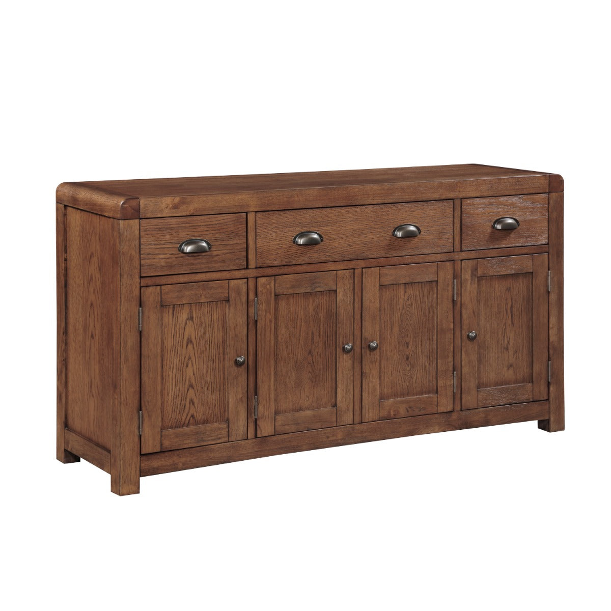 Oakridge Dark Oak 4 Door Sideboard