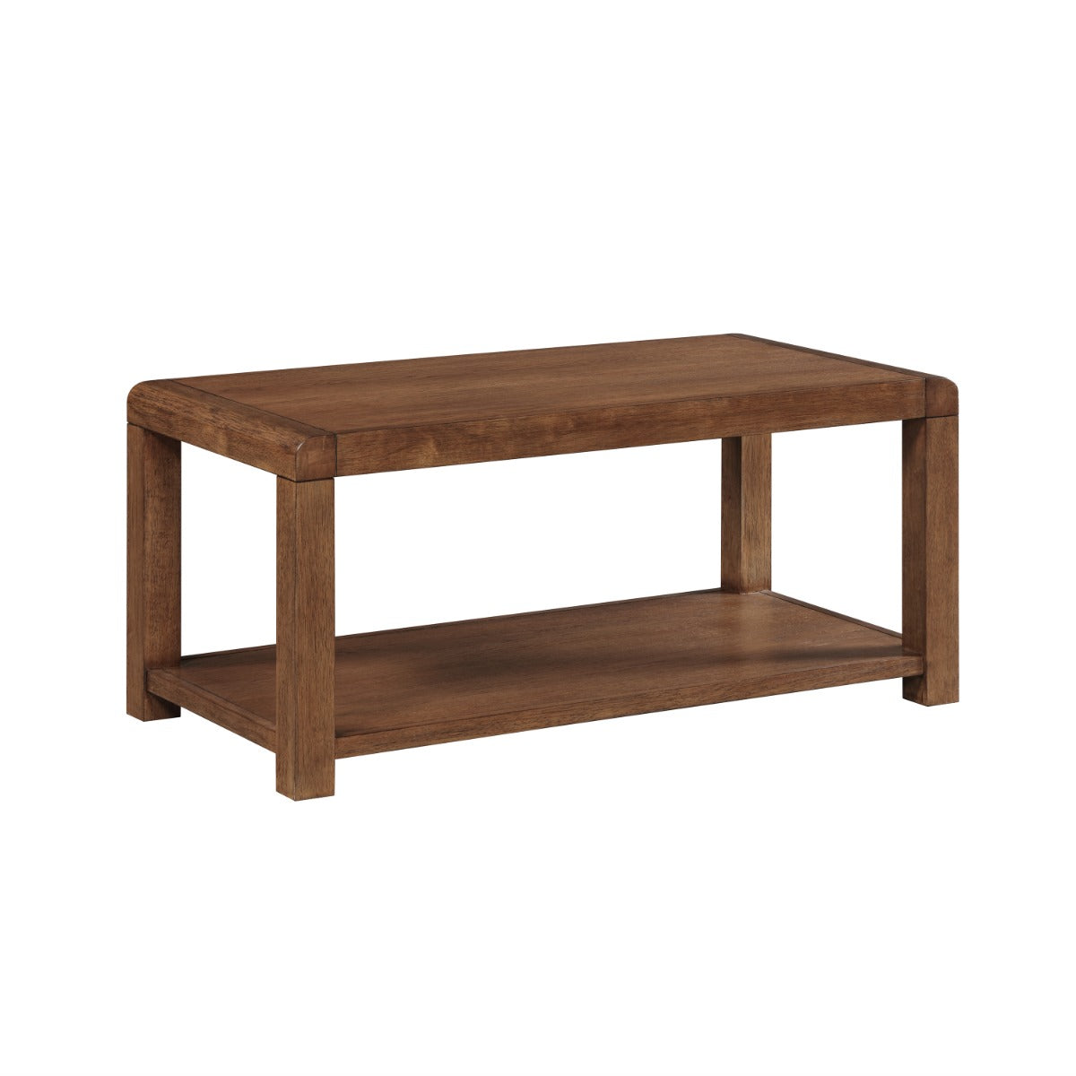 Oakridge Dark Oak Coffee Table with Shelf
