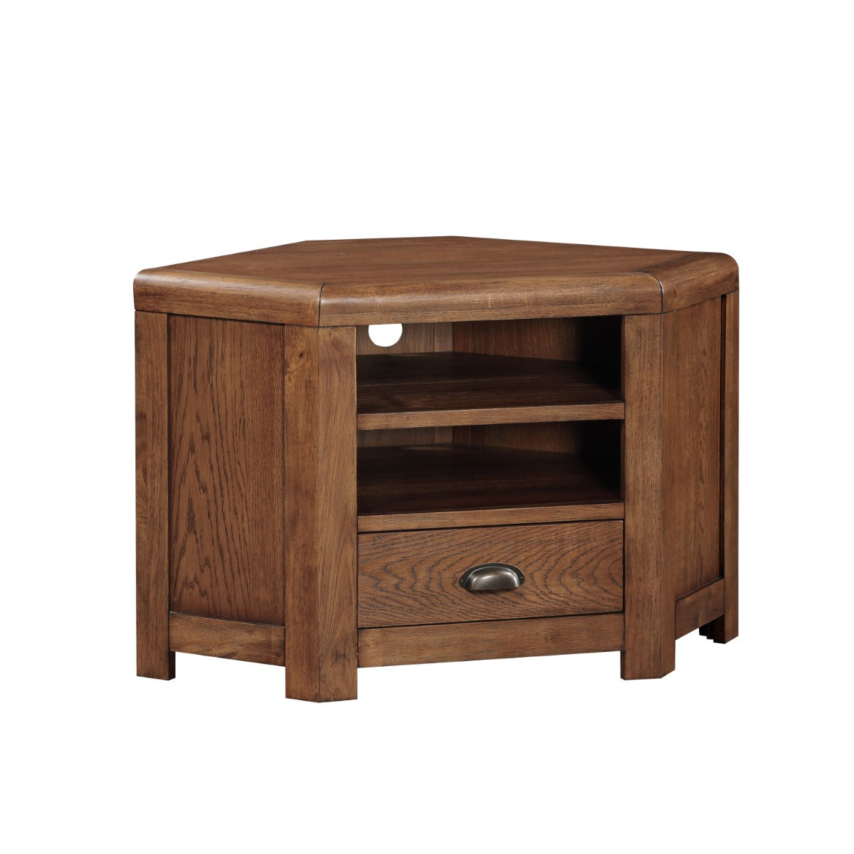 Oakridge Dark Oak Corner TV Unit