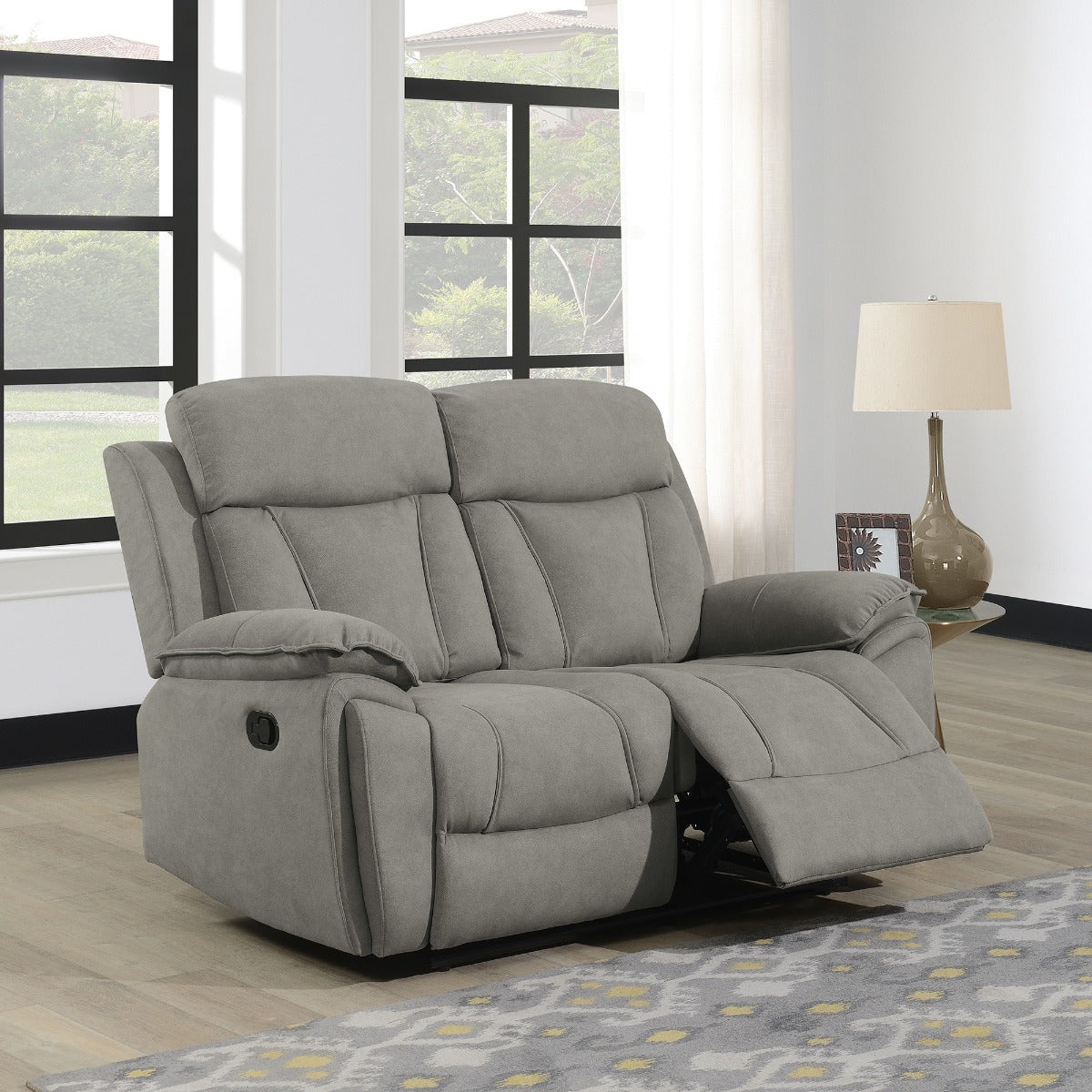 Kensington 2 Seater Recliner Grey