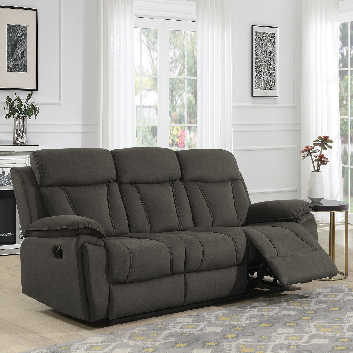 Kensington 3 Seater Recliner Chocolate