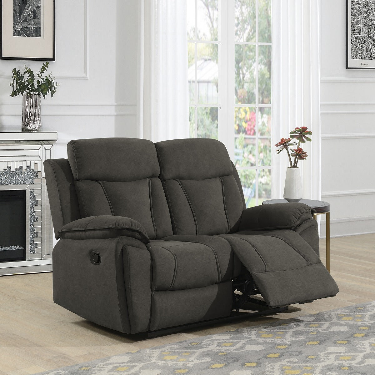 Kensington 2 Seater Recliner Chocolate