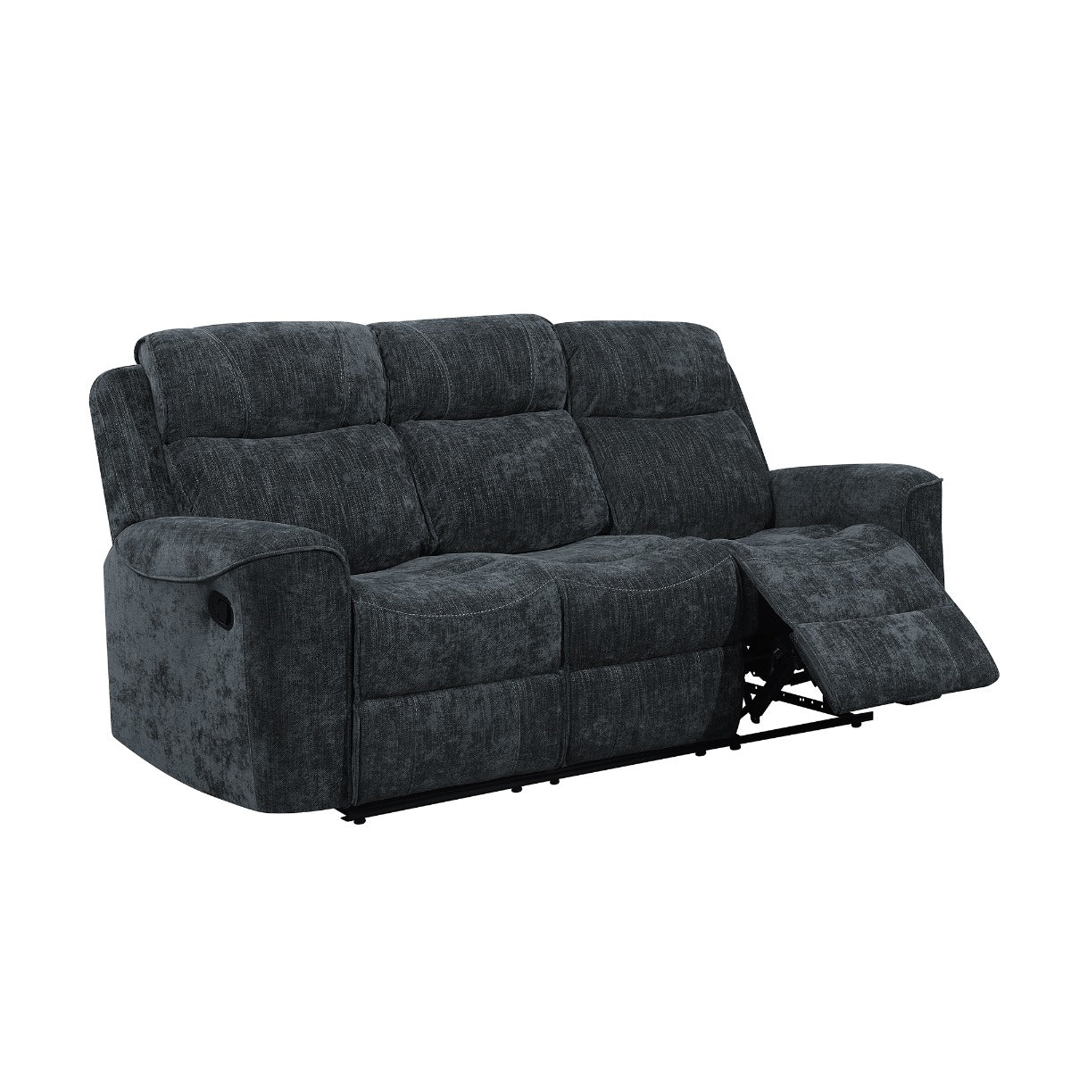 Sandhurst 3 Seater Recliner Dark Grey