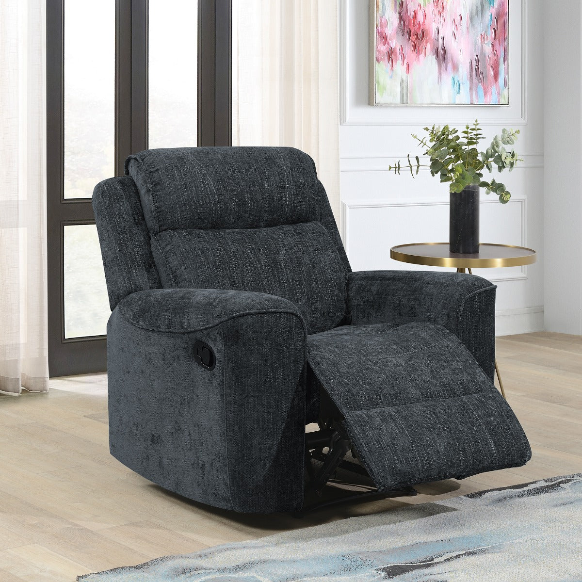 Sandhurst Chair Recliner Dark Grey