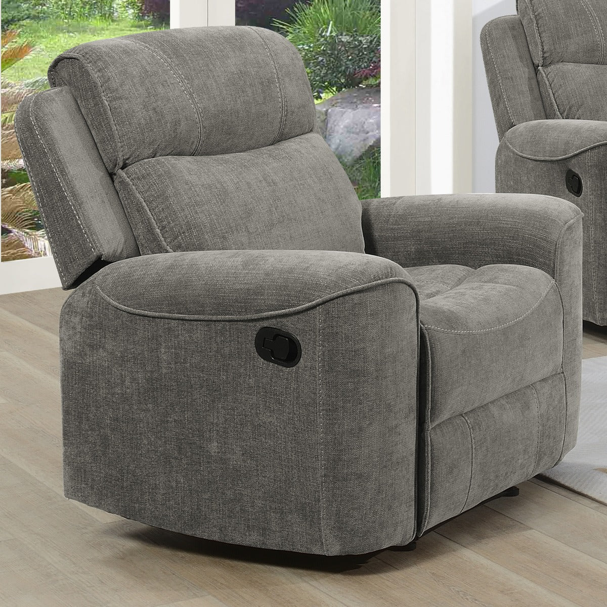 Sandhurst Chair Recliner Light Grey
