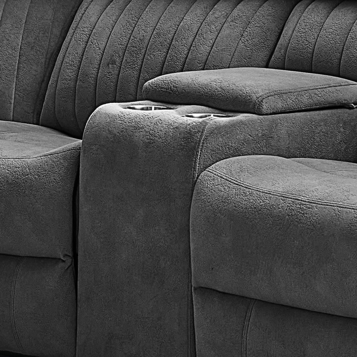 Morgan 2 Seater Recliner Slate Grey