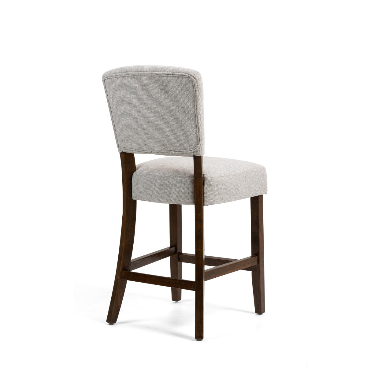 Oakridge Counter Stool - Beige Fabric Dark Oak
