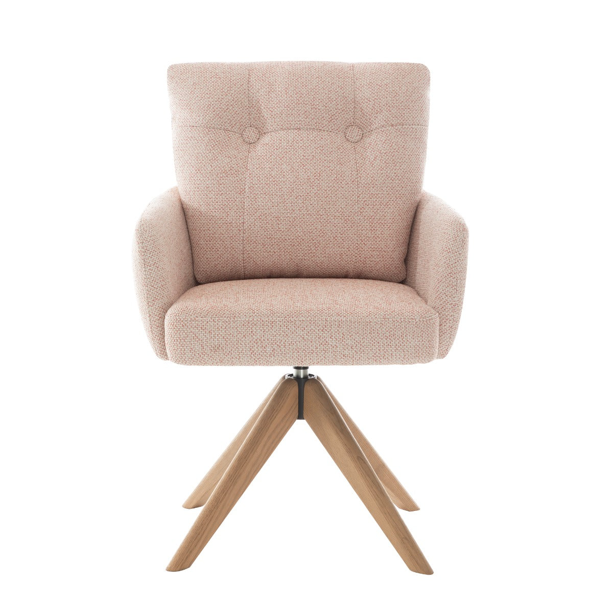 Cotswold Fabric Dining Chair Blush Pink
