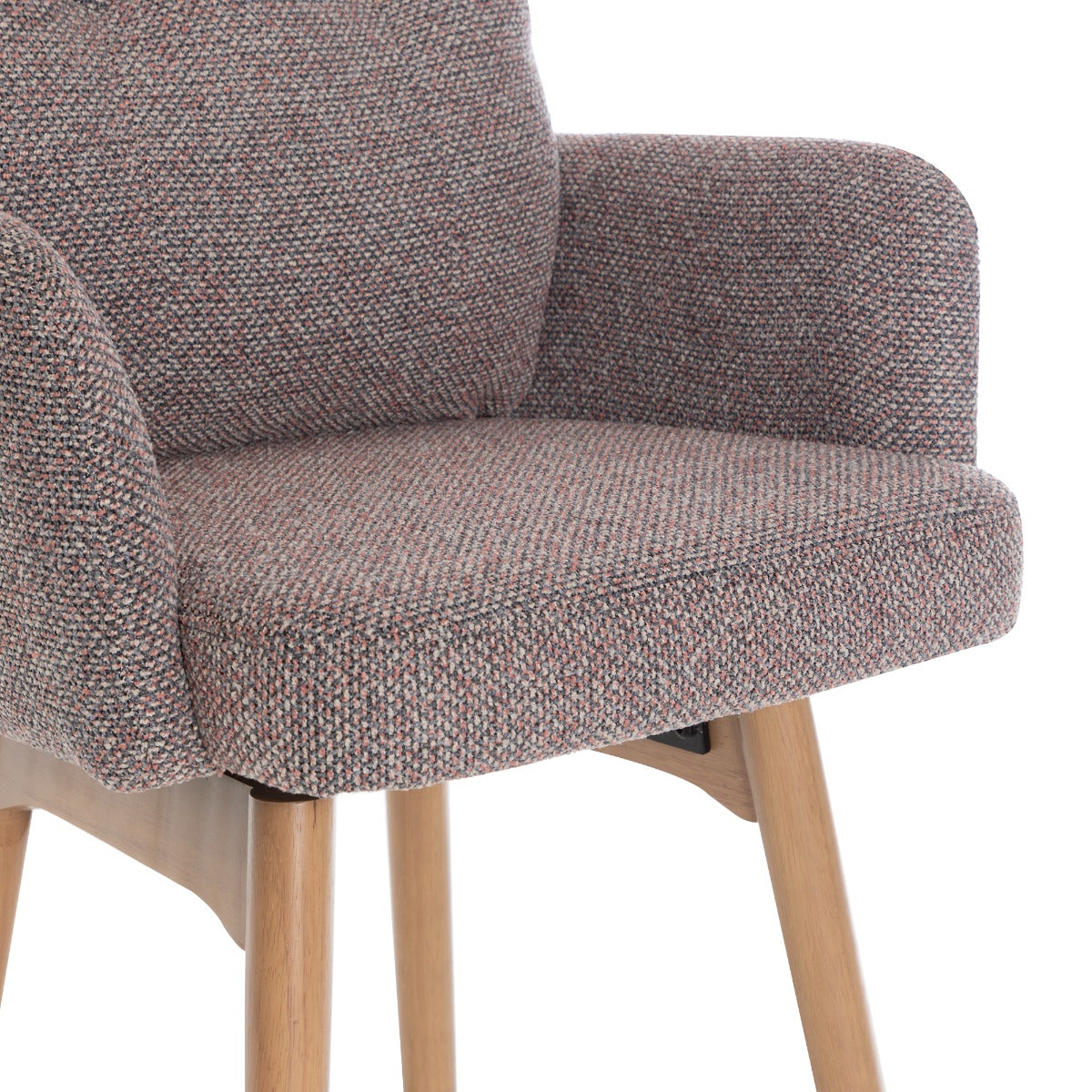 Cotswold Fabric Counter Stool Blush Granite