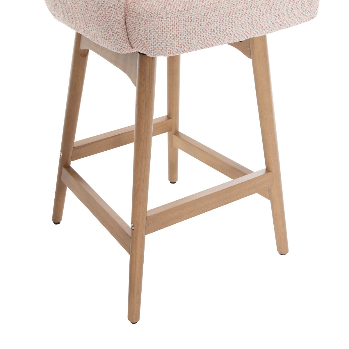 Cotswold Fabric Counter Stool Blush Pink