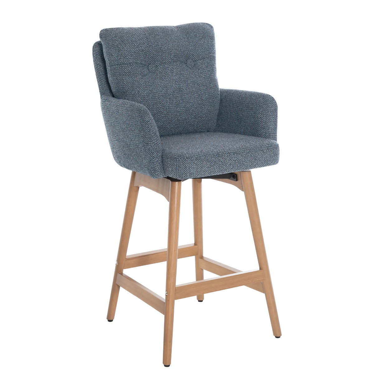 Cotswold Fabric Counter Stool Storm Teal