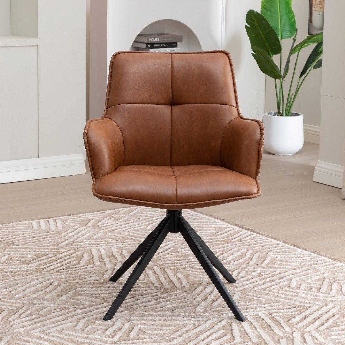 Jacob Dining Chair Tan PU