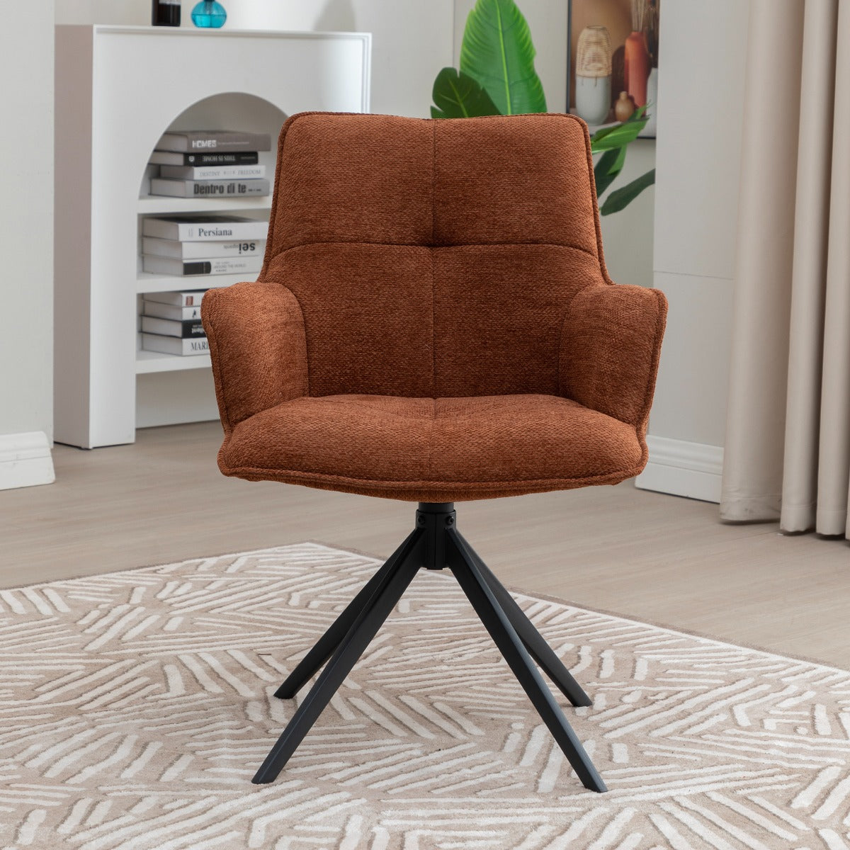 Jacob Dining Chair Tan Fabric