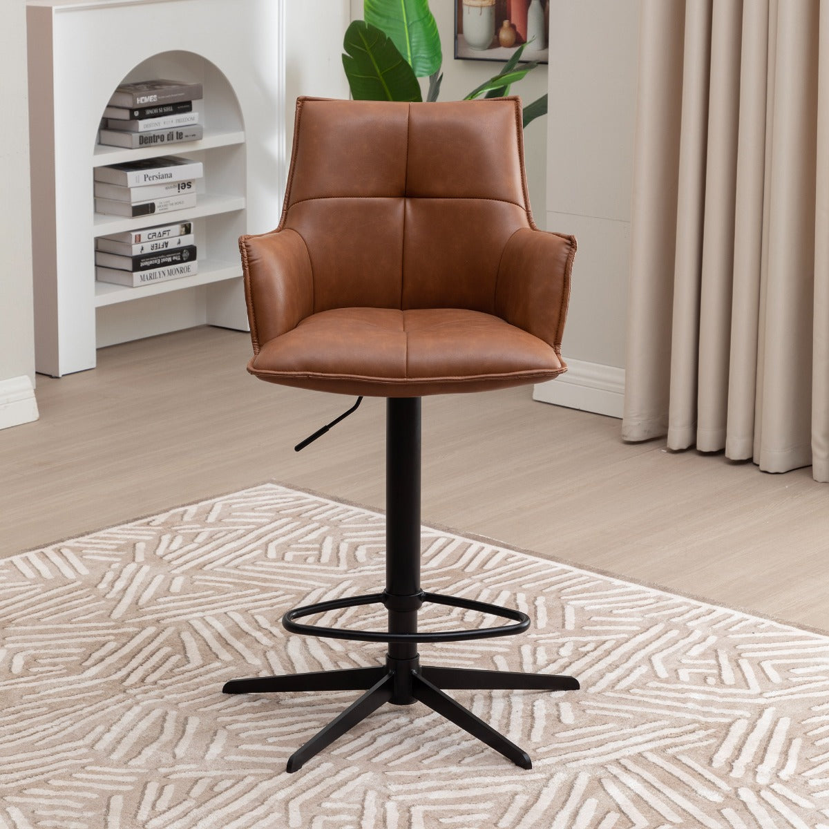 Jacob Bar Stool Tan PU