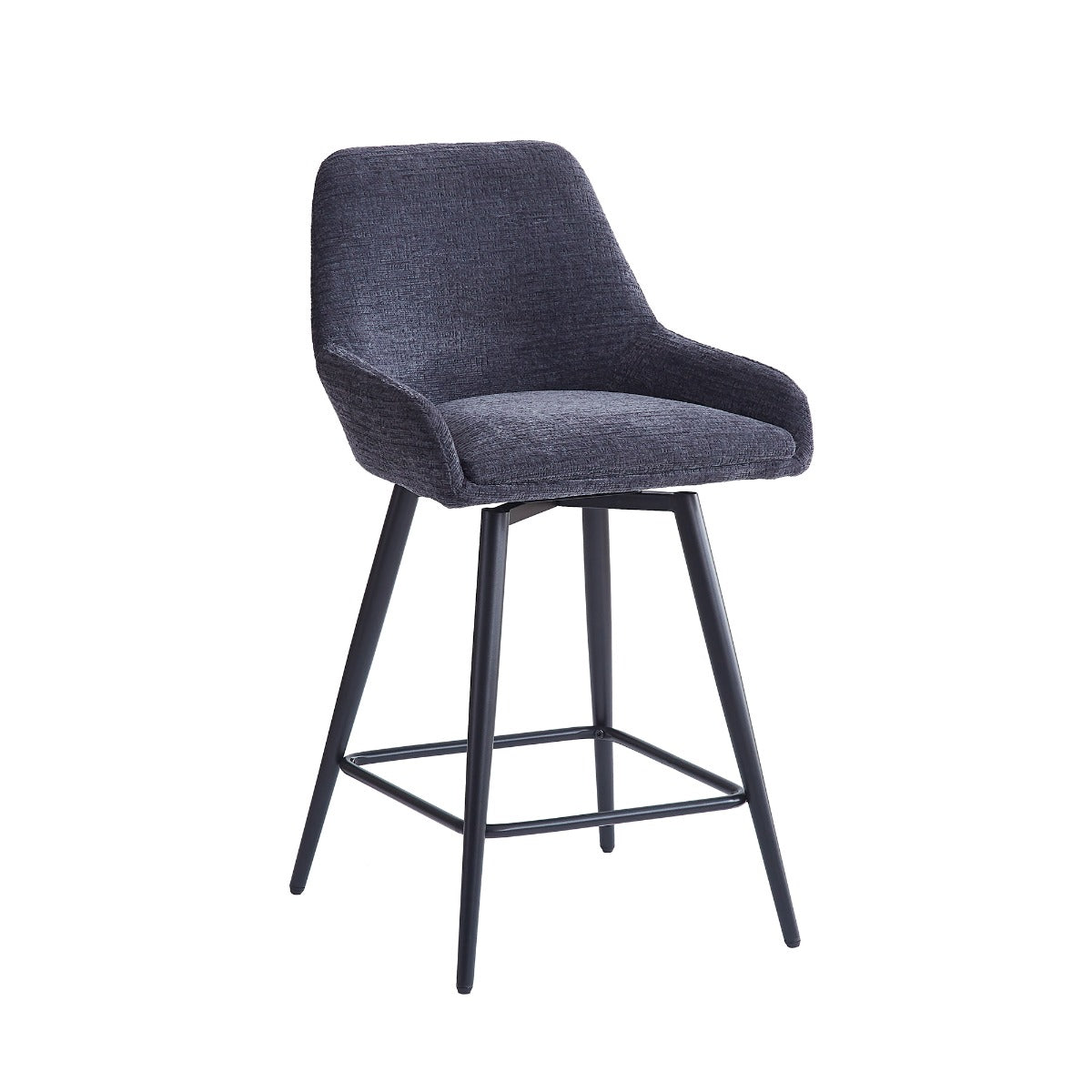 Set of 2 Oscar Counter Stool - Graphite Grey