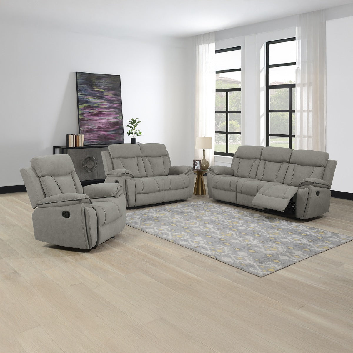 Kensington 3+1+1 Suite Grey