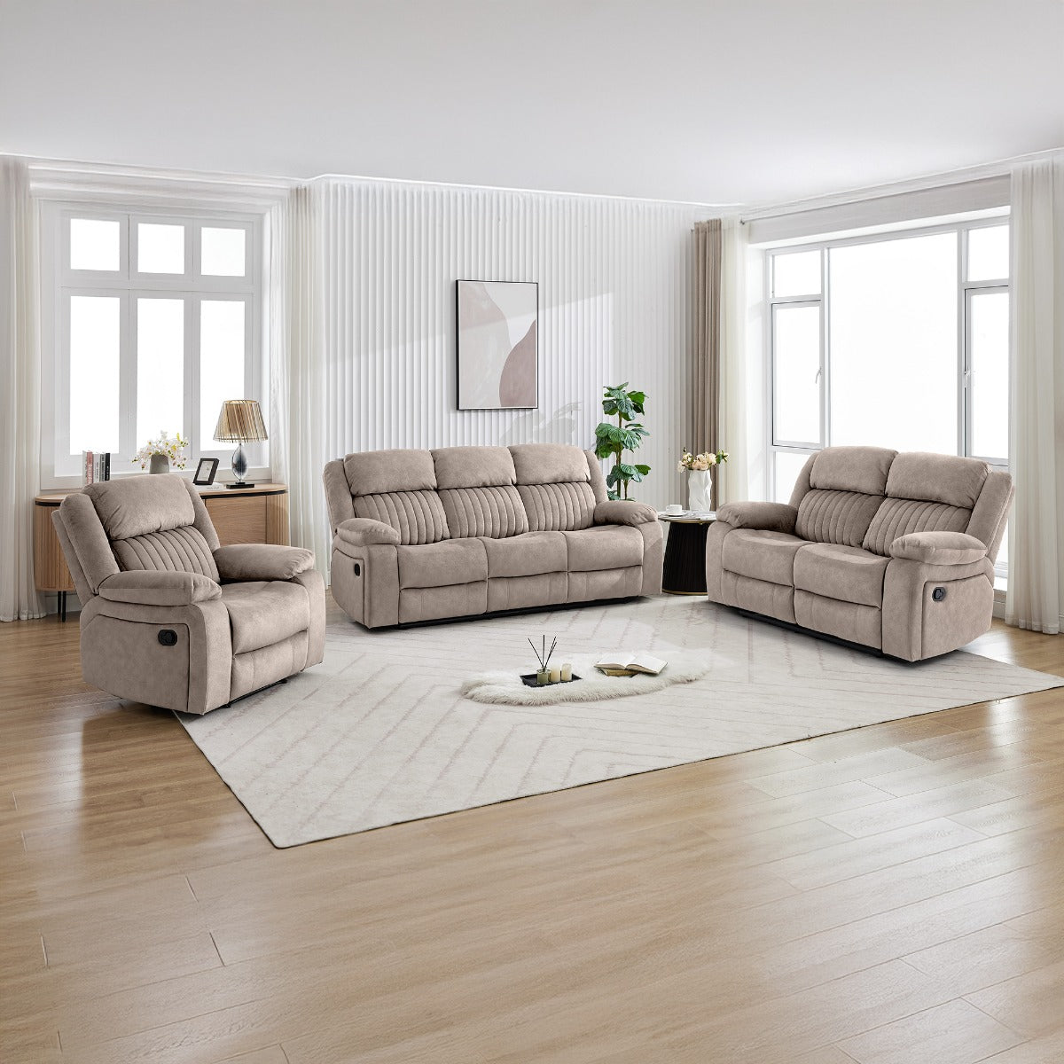 Morgan 3+1+1 Suite Taupe