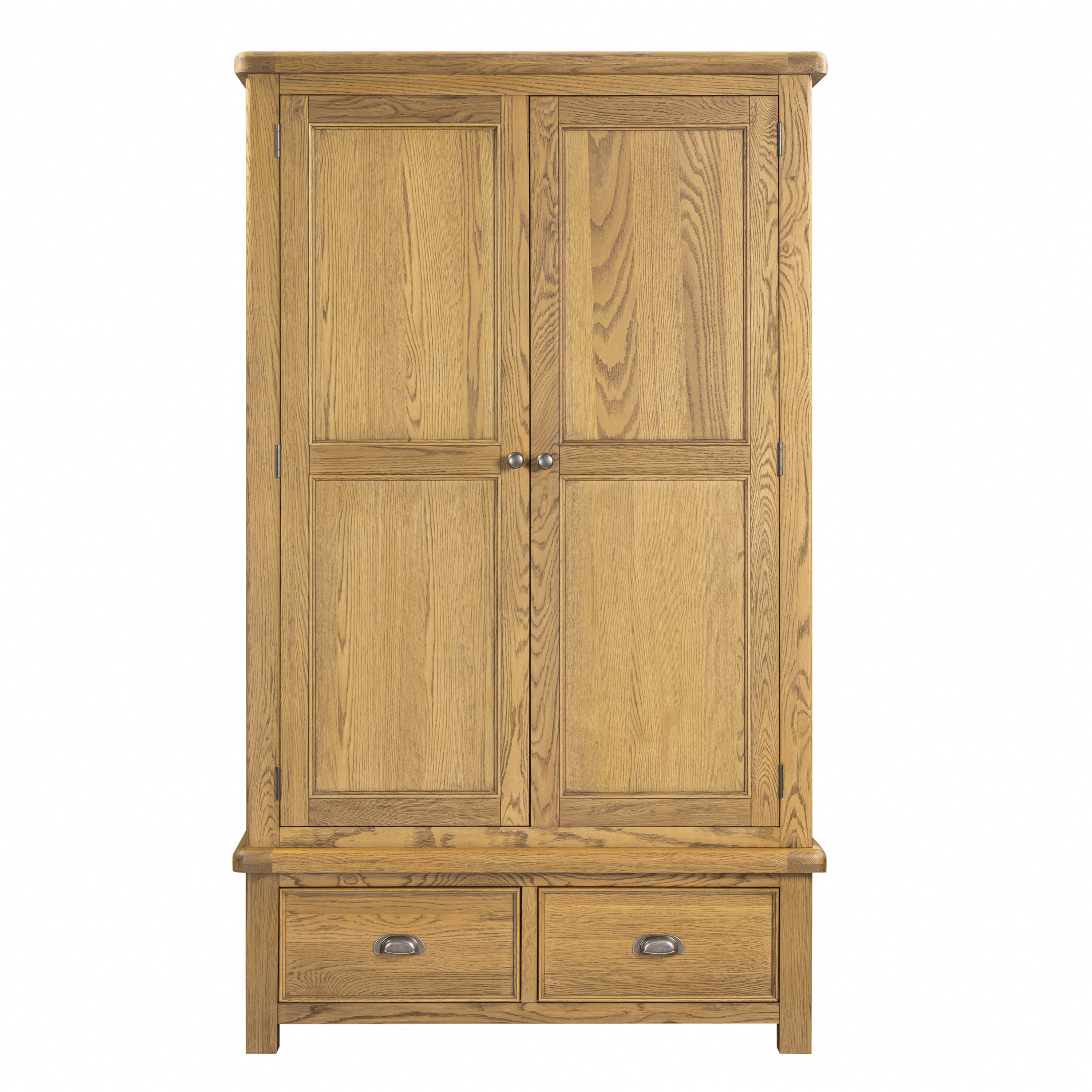 Dorchester Oak Double Robe with 2 Drawer